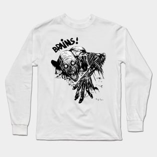 Tarman Crawling Black and White Long Sleeve T-Shirt